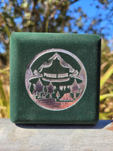 Load image into Gallery viewer, Parkie Coin Green Velvet Display Box
