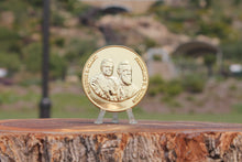 Load image into Gallery viewer, Yellowstone National Park Commemorative Coin (Gold Edition, w/ Animals)