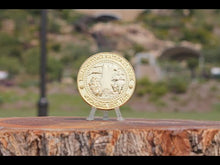 Load and play video in Gallery viewer, Yellowstone National Park Commemorative Coin (Gold Edition, w/ Animals)
